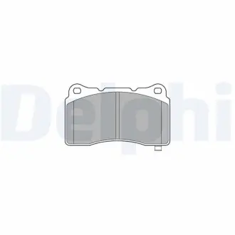 LP3575 Гальмівні колодки, дискові DELPHI підбір по vin на Brocar
