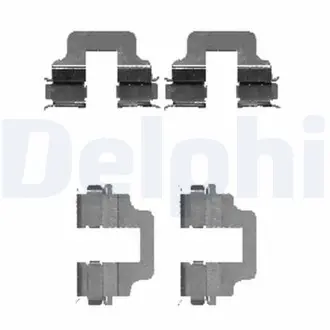 LX0473 Комплектующие, колодки дискового тормоза DELPHI подбор по vin на Brocar
