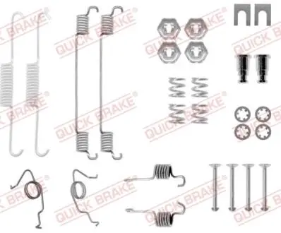 1050626 МОНТ. КПЛ ТОРМ. КОЛОДОК ЗАДН. Ford Fiesta 83-88 178X32 QUICK BRAKE підбір по vin на Brocar
