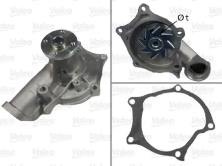506617 Водяной насос VALEO підбір по vin на Brocar