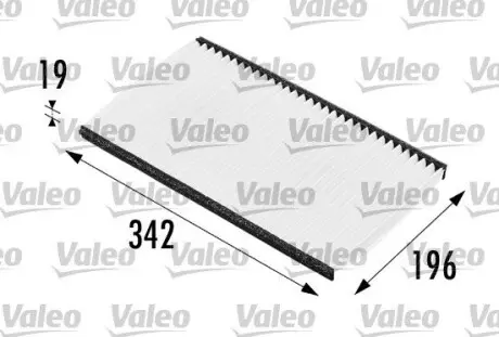 698166 Фільтр повітря (салону) VALEO підбір по vin на Brocar