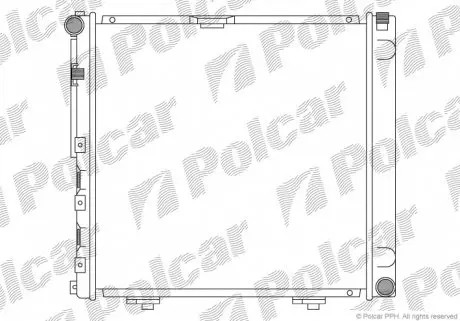 50140806 Радиаторы охлаждения POLCAR подбор по vin на Brocar