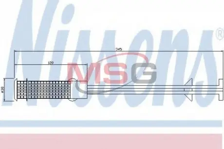 95407 Осушитель, кондиционер NISSENS подбор по vin на Brocar