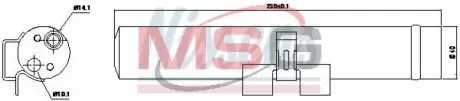 95516 Осушитель, кондиционер 95516 NISSENS NISSENS подбор по vin на Brocar
