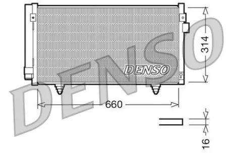 DCN36003 Конденсатор, кондиционер DENSO подбор по vin на Brocar