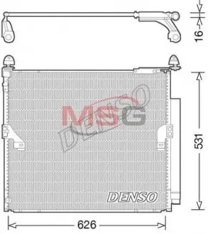 DCN50038 Конденсер кондиціонера DENSO підбір по vin на Brocar
