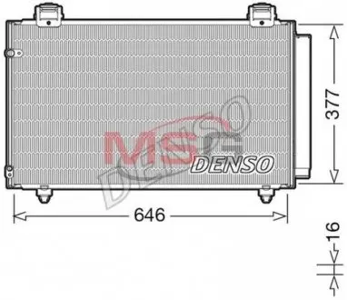 DCN50043 Конденсатор DENSO підбір по vin на Brocar