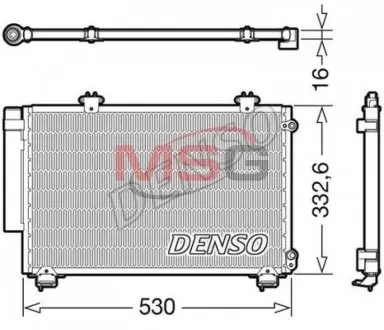 DCN50060 Конденсатор DENSO підбір по vin на Brocar