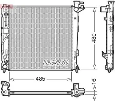 DRM41007 Теплообмінник DENSO підбір по vin на Brocar