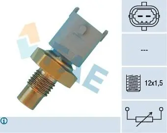 33670 Датчик, температура охлаждающей жидкости FAE підбір по vin на Brocar