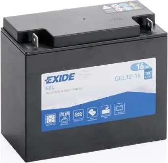 GEL1216 Стартерна акумуляторна батарея EXIDE підбір по vin на Brocar