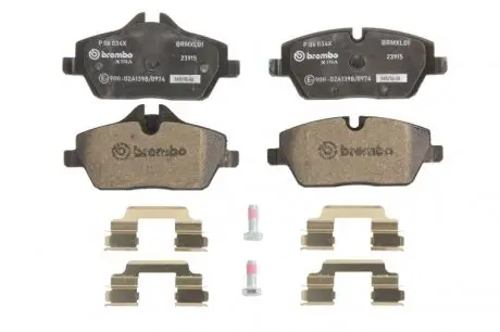 P06034X Гальмівні колодки, тюнінг BREMBO підбір по vin на Brocar