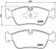 P06035 Колодки гальмівні дискові BREMBO підбір по vin на Brocar