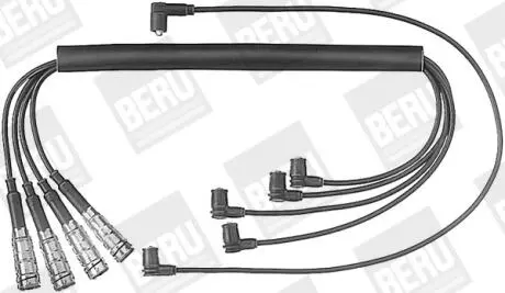 ZEF463 Високовольтні дроти (набір) BERU підбір по vin на Brocar