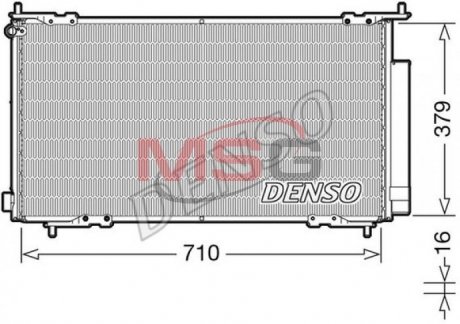 DCN40015 Конденсатор DENSO підбір по vin на Brocar