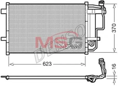 DCN44007 Конденсатор DENSO підбір по vin на Brocar