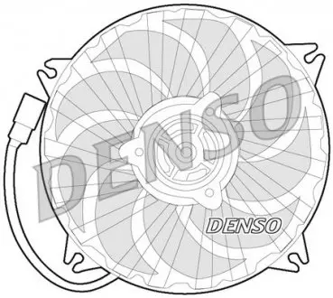 DER21017 Вентилятор, охолодження двигуна DENSO підбір по vin на Brocar