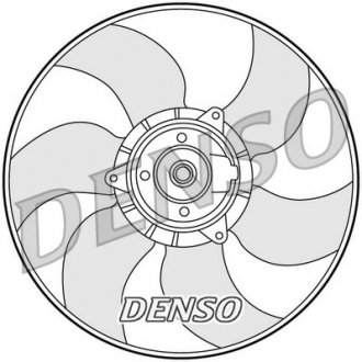 DER23001 Вентилятор, охлаждение двигателя DENSO подбор по vin на Brocar