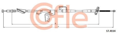 174114 Трос, стояночная тормозная система 17.4114 COFLE COFLE підбір по vin на Brocar