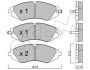 Комплект тормозных колодок, дисковый тормоз 822-294-0