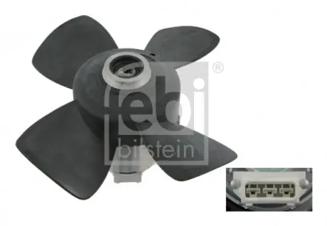 06995 Вентилятор радіатора 150 80W,280MM FEBI BILSTEIN підбір по vin на Brocar