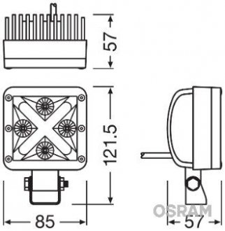 LEDDL101SP Габаритный фонарь OSRAM подбор по vin на Brocar