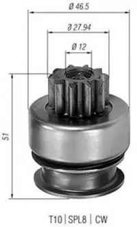 AMB0178 BENDIKS ROZRUSZNIKA CHRYSLER MAGNETI MARELLI подбор по vin на Brocar