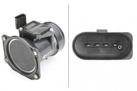 8ET009142261 Расходомер воздуха Audi A3,4,Seat,Skoda Octavia,Golf IV,Passat 1.6/2.5 HELLA подбор по vin на Brocar