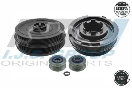 171070KIT Комплект ременных шкивов, коленчатый вал 17-1070KIT IJS GROUP IJS GROUP підбір по vin на Brocar