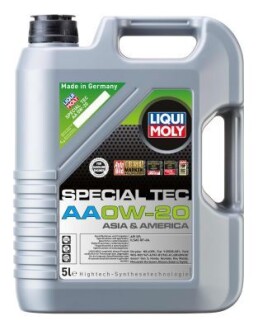 6739 OLEJ SPECIAL TEC AA 0W-20 5L LIQUI MOLY підбір по vin на Brocar