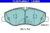Дисковые тормозные колодки, комплект 13.0470-4884.2