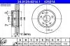Диск гальмівнийPRZOD MAZDA 3 13- 24.0125-0214.1
