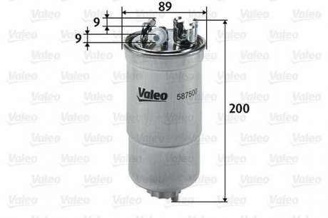 587500 Фильтр топливный VALEO подбор по vin на Brocar