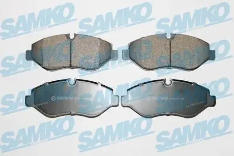 5SP1275 Комплект тормозных колодок, дисковый тормоз SAMKO підбір по vin на Brocar