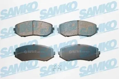 5SP1318 Комплект тормозных колодок, дисковый тормоз SAMKO подбор по vin на Brocar