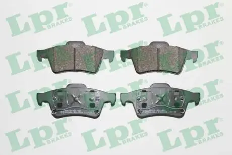 05P1189 05P1189 Комплект тормозных колодок, дисковый тормоз LPR подбор по vin на Brocar