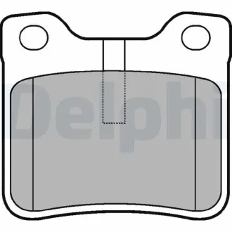 LP991 Тормозные колодки задн.406,607 96- DELPHI підбір по vin на Brocar