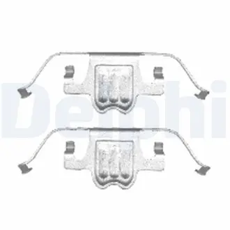 LX0406 Комплектующие, колодки дискового тормоза DELPHI підбір по vin на Brocar