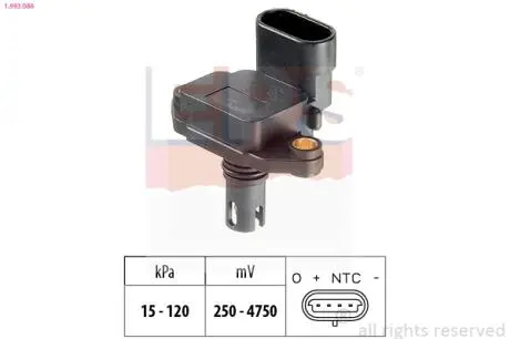 1993086 Тиск FORD FIESTA 1.25 -02 EPS підбір по vin на Brocar