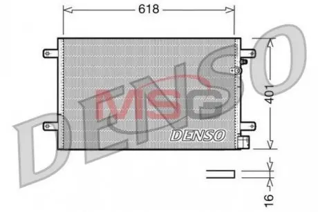 DCN02006 Конденсатор, кондиционер DENSO подбор по vin на Brocar