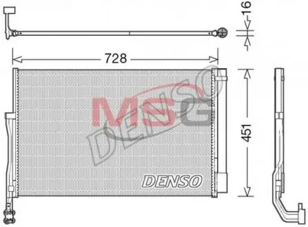 DCN02007 Конденсатор DENSO підбір по vin на Brocar