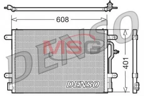 DCN02012 Конденсатор, кондиционер DENSO подбор по vin на Brocar