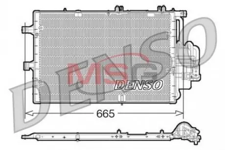DCN20017 Конденсатор, кондиционер DENSO підбір по vin на Brocar