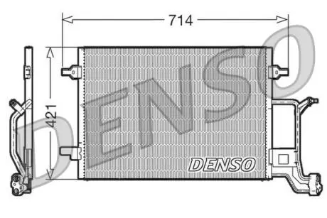 DCN32019 Конденсер кондиціонера DENSO підбір по vin на Brocar