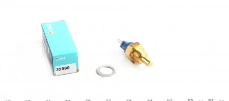 32580 Датчик температури охолоджуючої рідини MB OM602 93-03 (2 конт.) (синій) FAE підбір по vin на Brocar