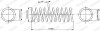 Пружина подвески задн.Focus 98- SP2453