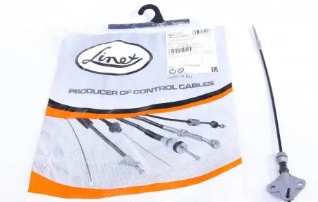 150256 Трос ручника (передній) Ford B-Max/Fiesta/Courier 08- (408mm) LINEX підбір по vin на Brocar
