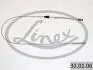 320106 Трос ручного гальма LINEX підбір по vin на Brocar
