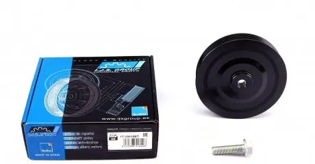171001SET Шків колінвалу Renault Kangoo 1.9D 97- (6PK) (в комплекті з болтом) IJS GROUP підбір по vin на Brocar