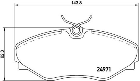 P68055 Гальмівні колодки дискові BREMBO підбір по vin на Brocar